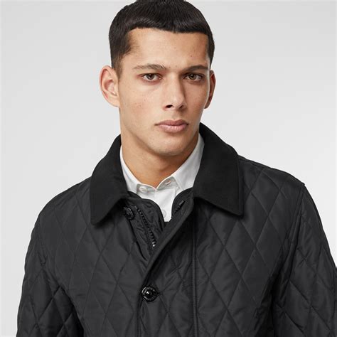 mens burberry diamond quilted jacket|Burberry diamond quilted jacket women's.